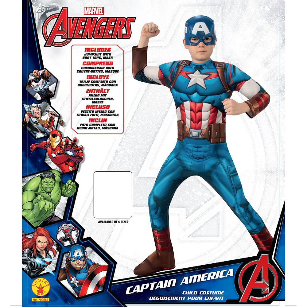 Rubies Captain America Children Costume - Medium