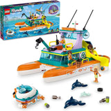 Lego Friends Sea Rescue Boat 41734 Building Toy Set (717 Pieces)