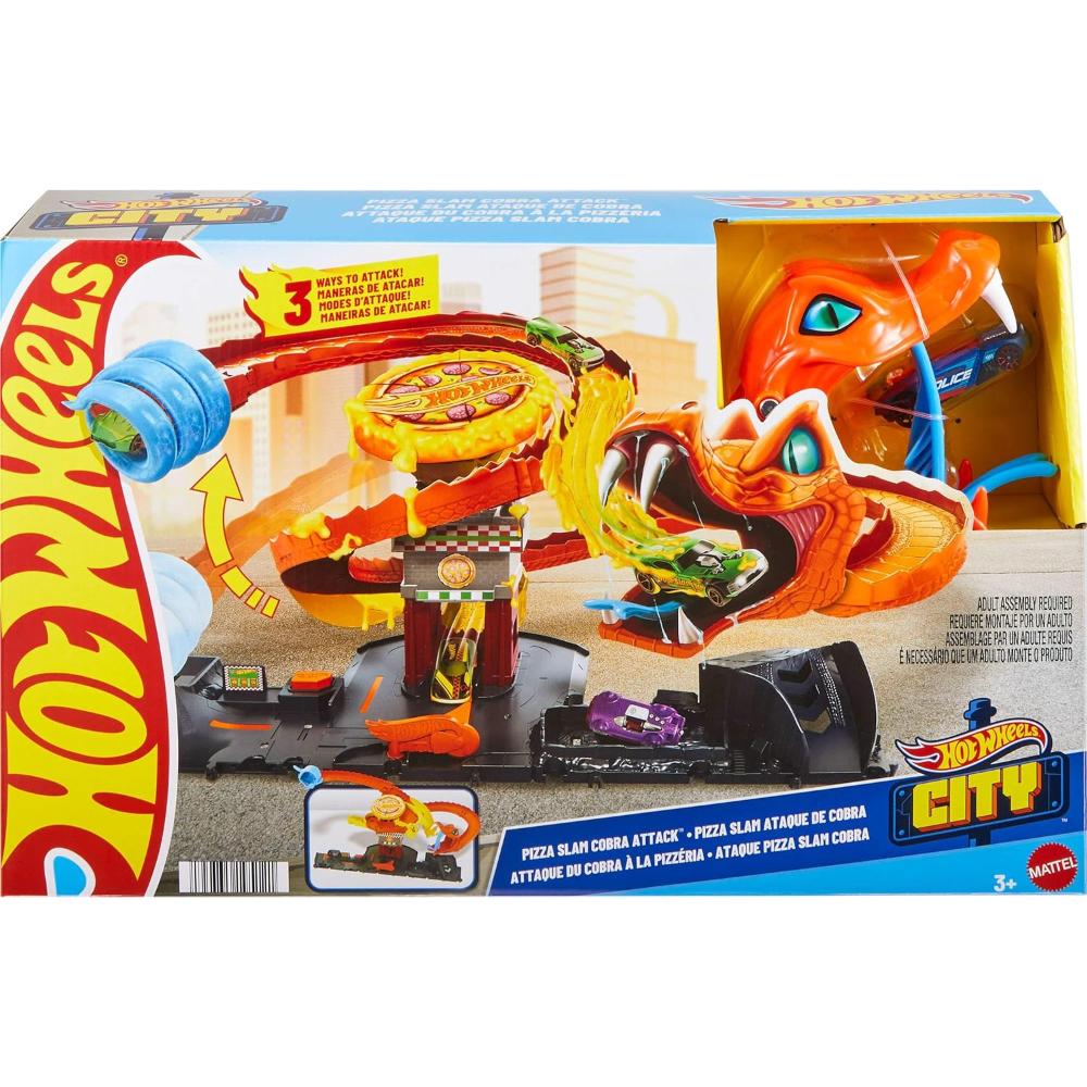 Hot Wheels City Pizza Slam Cobra Attack