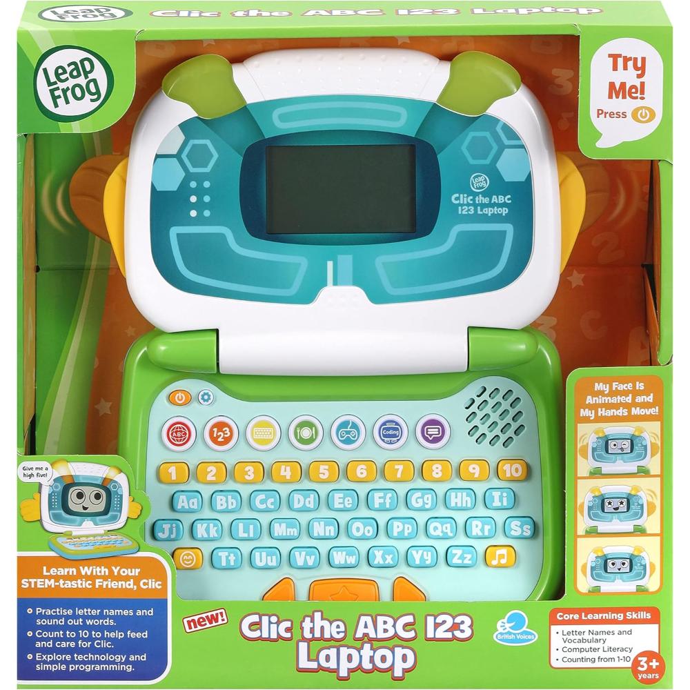 LeapFrog Clic the ABC 123 Laptop Green