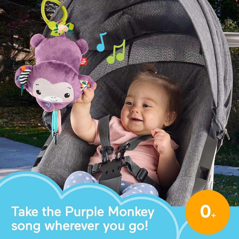 Fisher-Price Sing & Go Purple Monkey Plush Fisher-Price Sing & Go Purple Monkey Plush