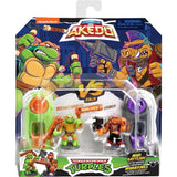Legends Of Akedo TMNT Mini Battling Warriors Michael Angelo vs Bebop Pack