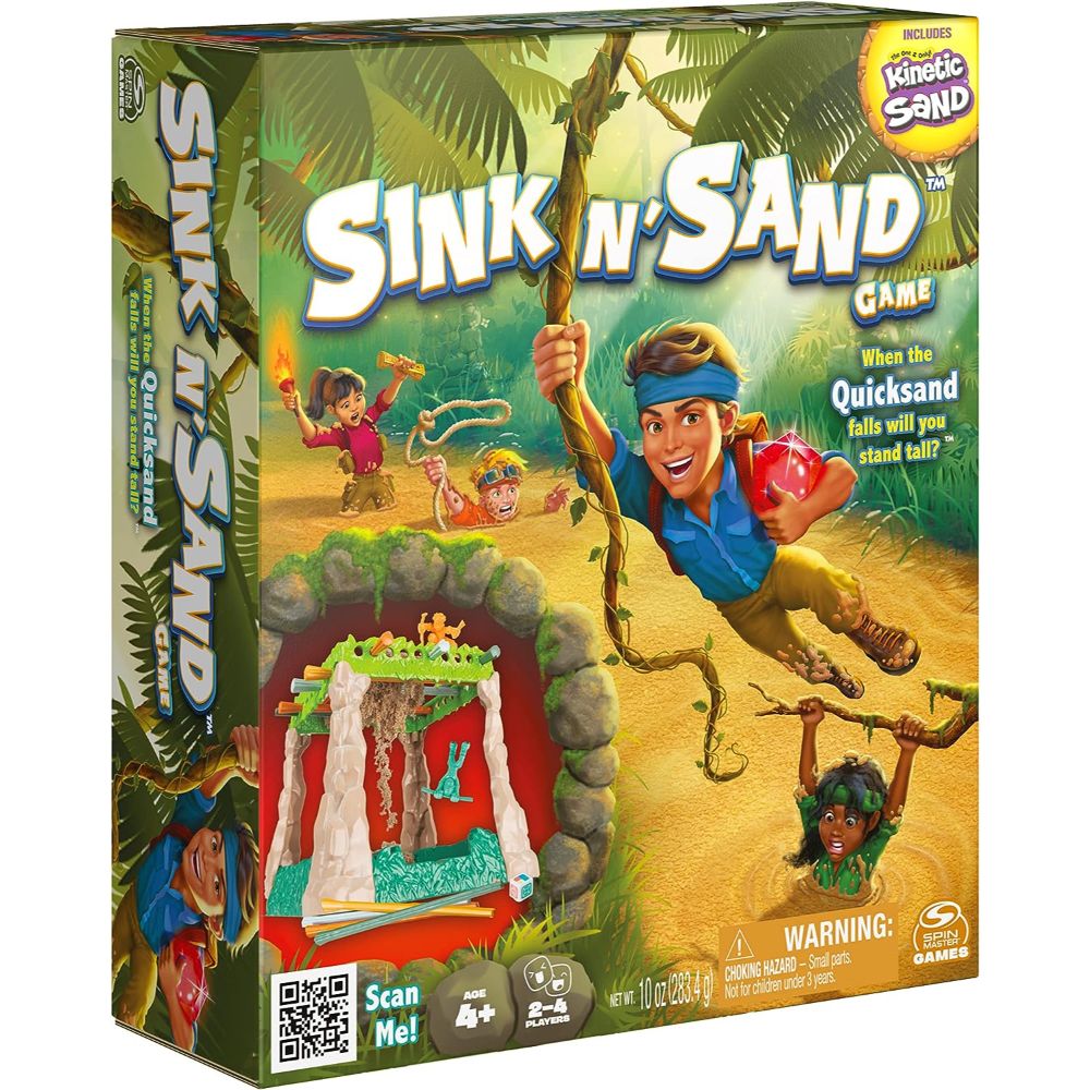 Kinetic Sand - Folding Sand Box With 3lbs of Kinetic Sand Plus Toys for  sale online