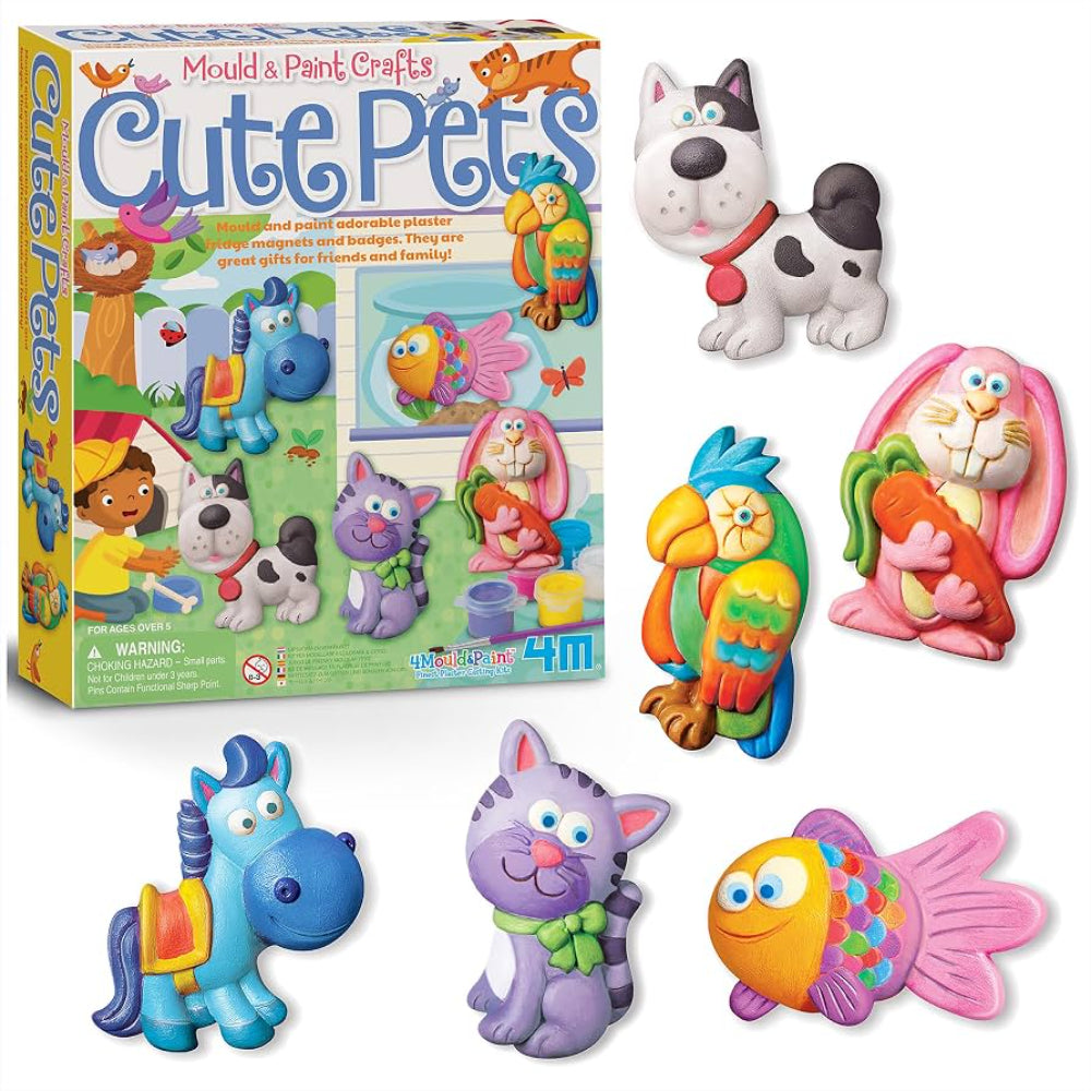 4M Mould and Paint Cute Pets