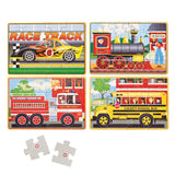 Melissa & Doug - Vehicle Puzzle In A Box