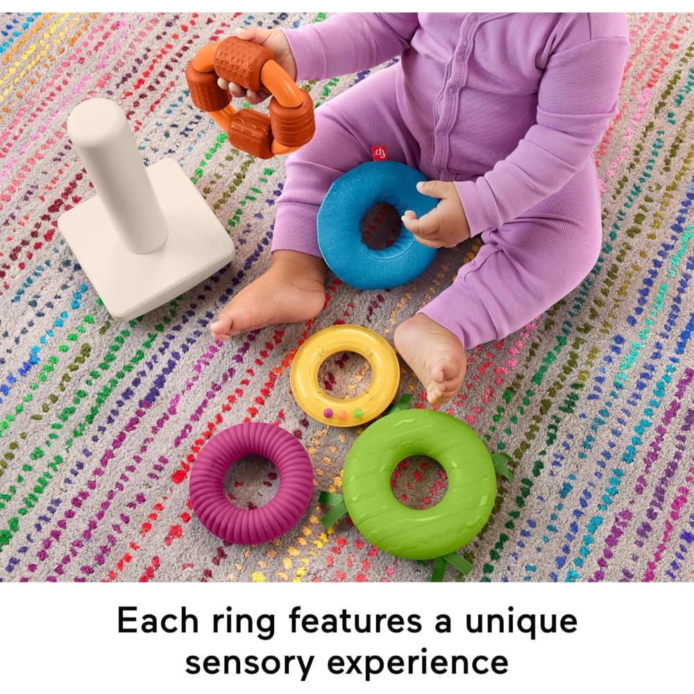 Fisher-Price Sensory Rock-A-Stack Roly-Poly Stacking Toy Fisher-Price Sensory Rock-A-Stack Roly-Poly Stacking Toy