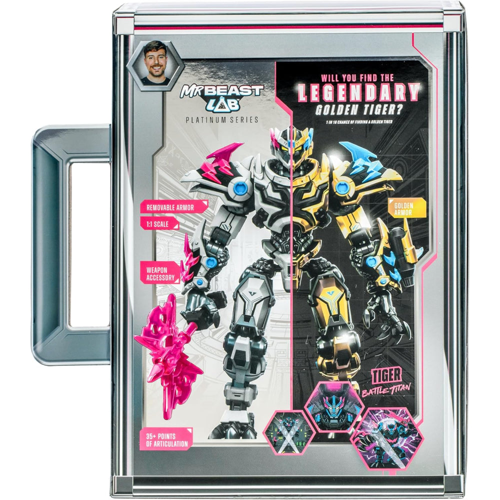 Mr. Beast Platinum Series S2 W1 Collector Figure Tiger