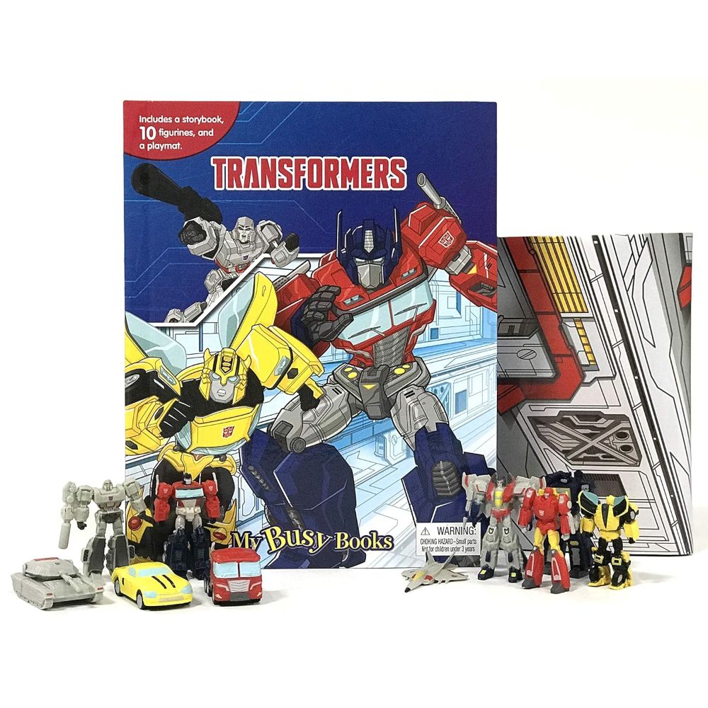 Phidal Transformers My Busy Book with 10 Figurines