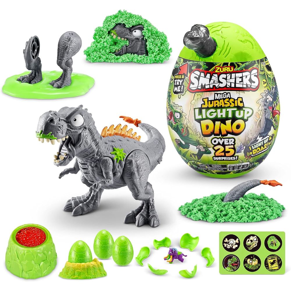 Smashers S1 Mega Jurassic Light-Up Dino