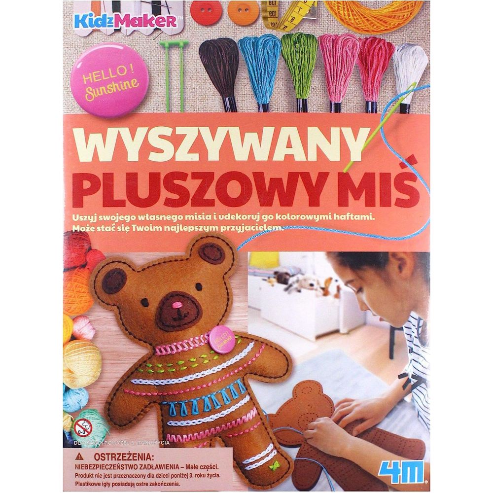 4M Embroidery Teddy Bear
