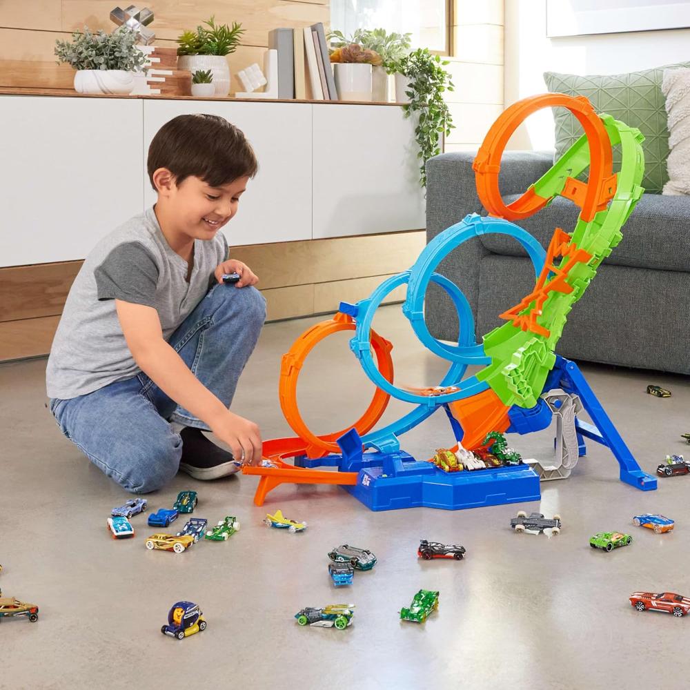 Hot Wheels Action Endless Loop Boosted Set