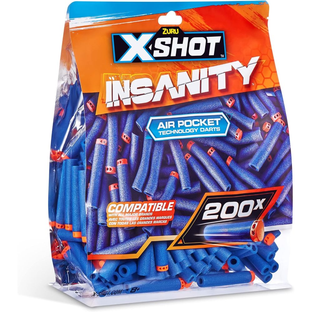 X-Shot Insanity Darts 200 Pieces