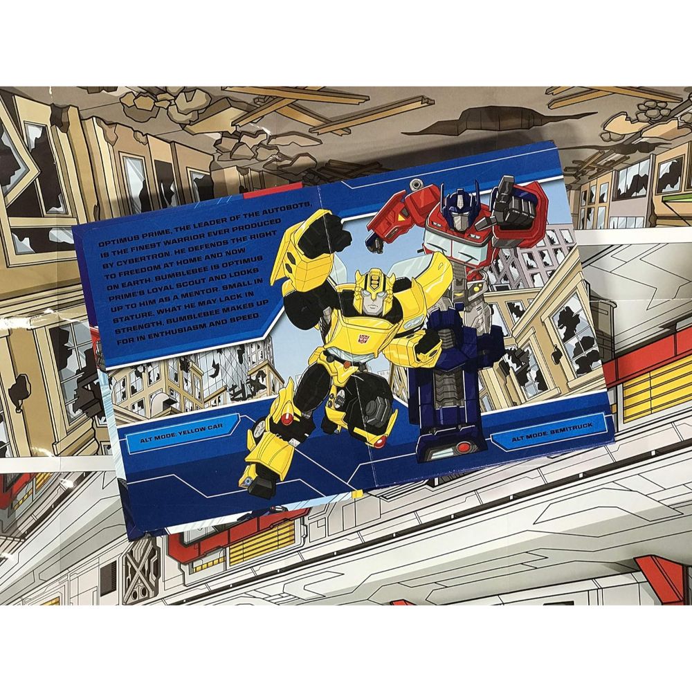 Phidal Transformers My Busy Book with 10 Figurines