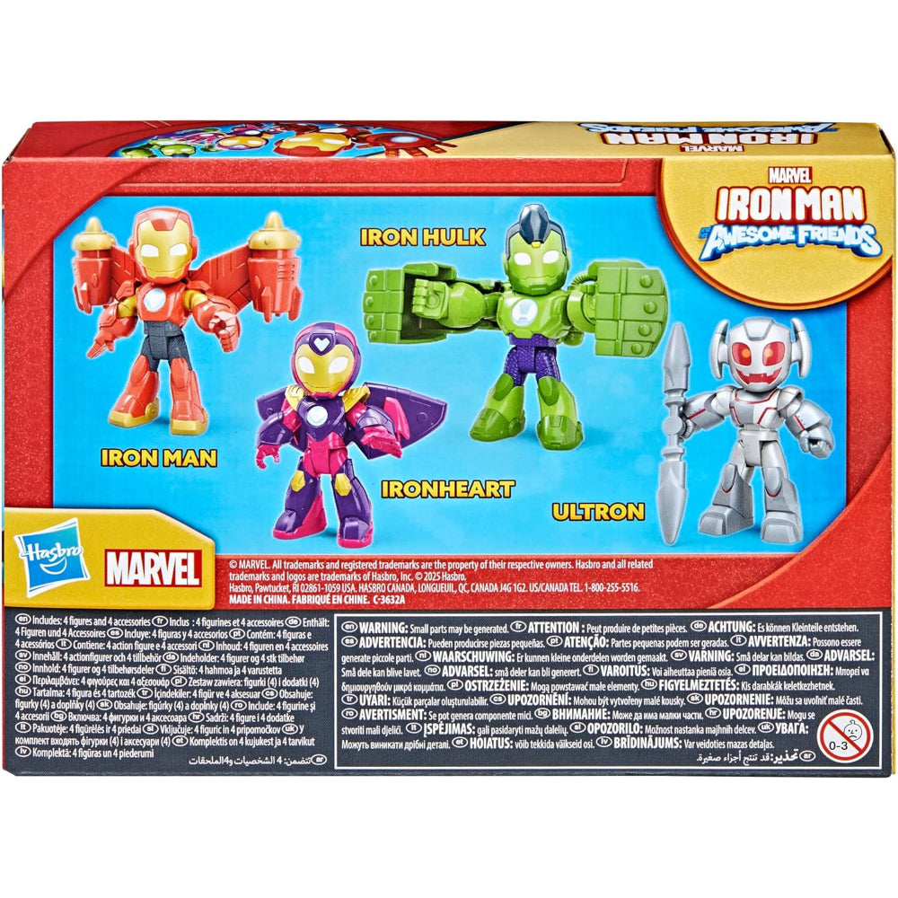 Marvel Iron Man and his Awesome Friends Iron Armor Figure Pack 3-Inch Action Figures
