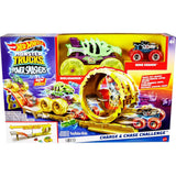 Hot Wheels Monster Trucks Power Smashers Charge & Chase Challenge Track Set