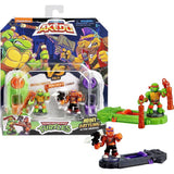 Legends Of Akedo TMNT Mini Battling Warriors Michael Angelo vs Bebop Pack