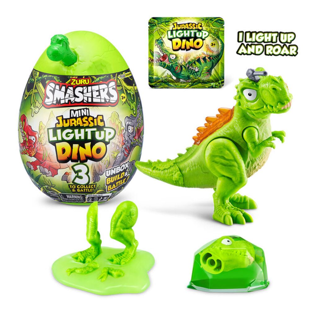 Zuru Smashers S1 Mini Jurassic Light-Up Dino