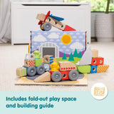 Melissa & Doug Wooden Blockables™ Vehicles Play Set