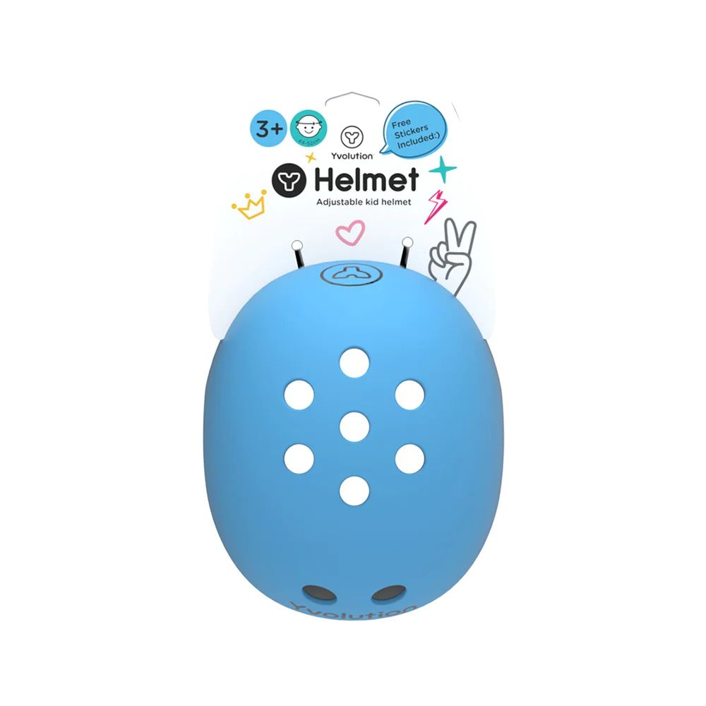 Yvolution Neon Adjustable Helmet for Kids Blue
