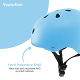 Yvolution Neon Adjustable Helmet for Kids Blue