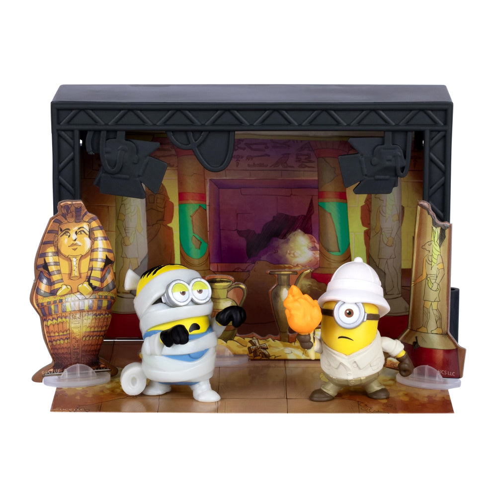 Minions 3 Mini Figure Story Mummy Temple Sound Stage 2pck