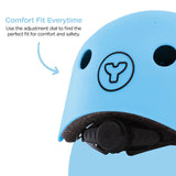 Yvolution Neon Adjustable Helmet for Kids Blue