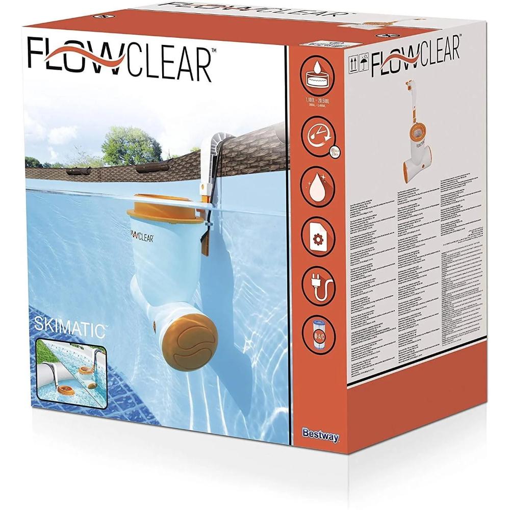 Bestway Flowclear Skimatic Filter Pump 2574L/680Gal