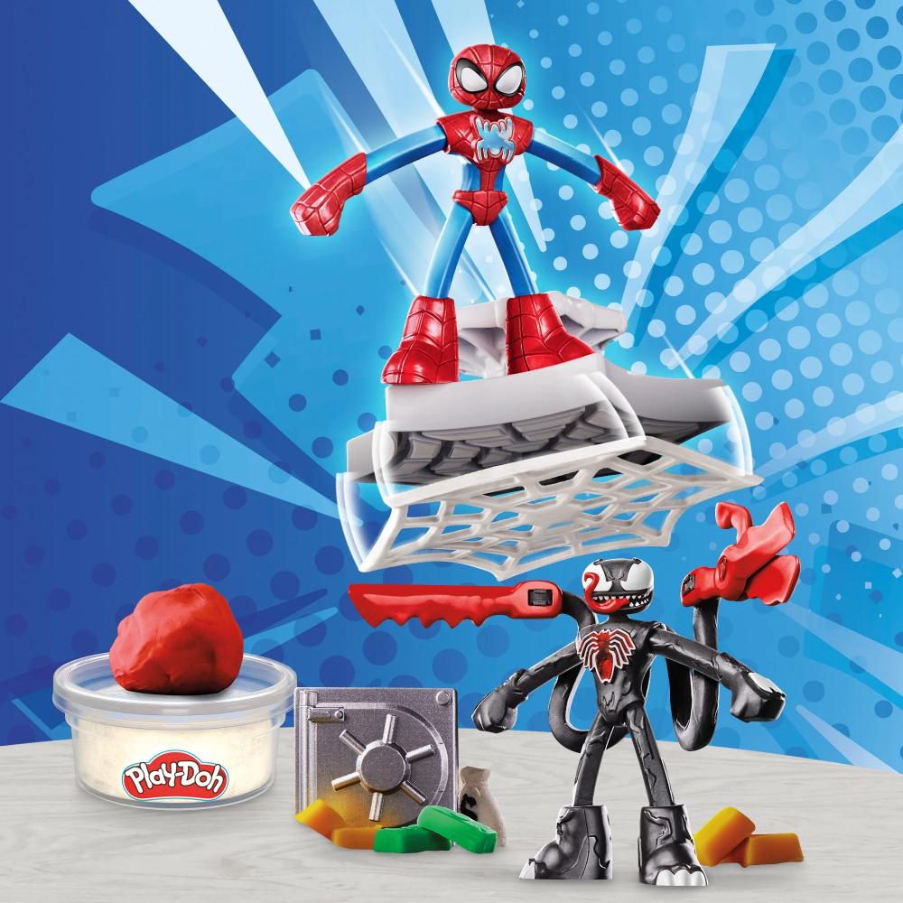 Play-Doh Marvel Spider-Man Launch & Slice Battle Playset Play-Doh Marvel Spider-Man Launch & Slice Battle Playset