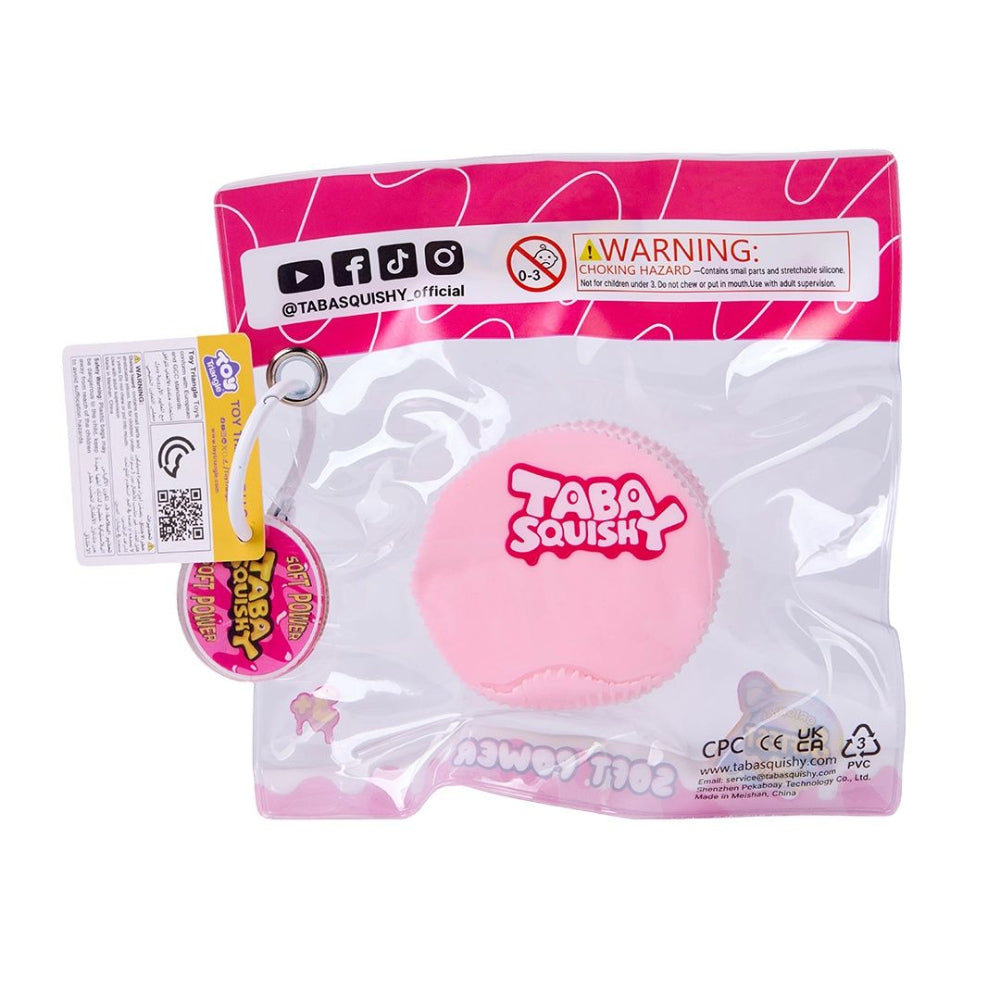 Taba Squishy Pink White Oreo