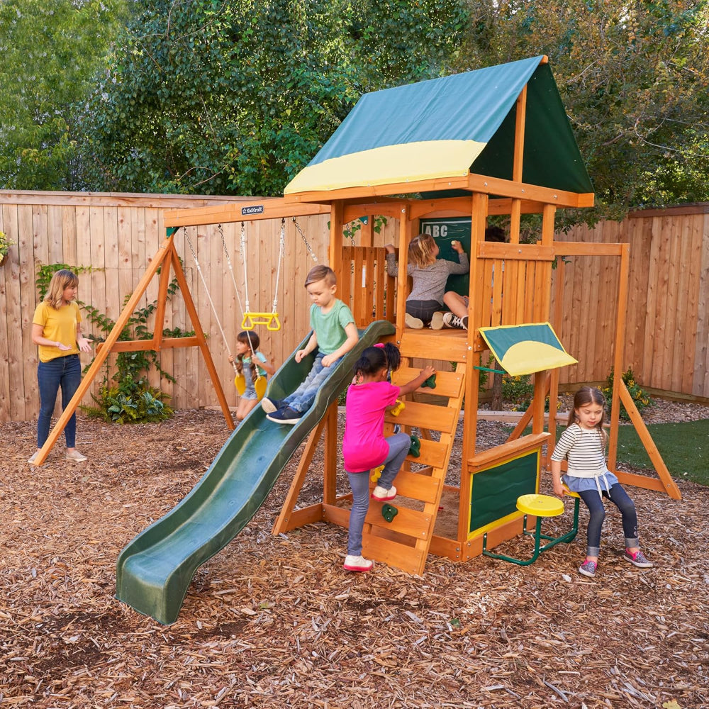 KidKraft Brightside Wooden Swing Set KidKraft Brightside Wooden Swing Set