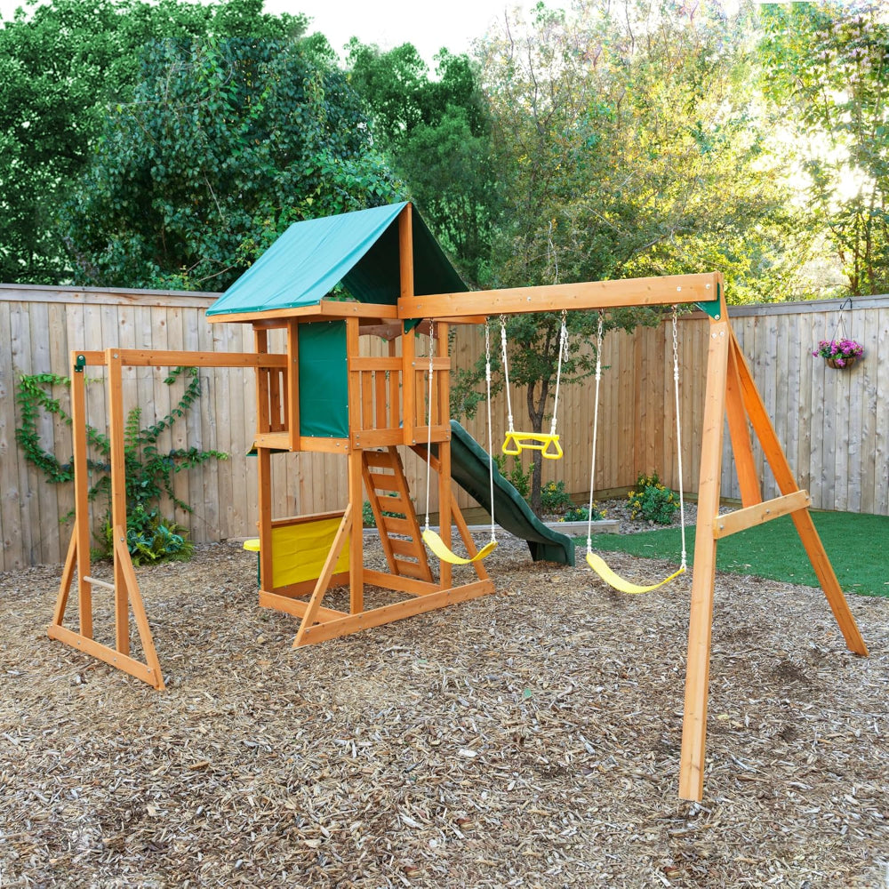 KidKraft Brightside Wooden Swing Set KidKraft Brightside Wooden Swing Set