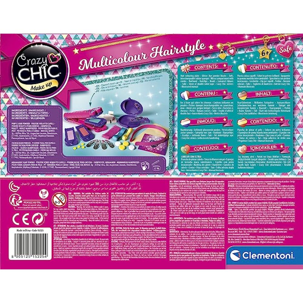 Clementoni Crazy Chic Decorate Your Hair Clementoni Crazy Chic Decorate Your Hair