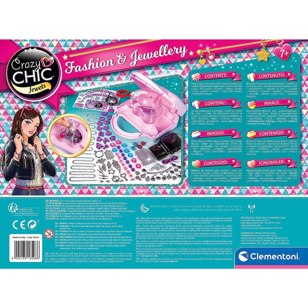 Clementoni Crazy Chic Fashion & Jewelry – Toys4me