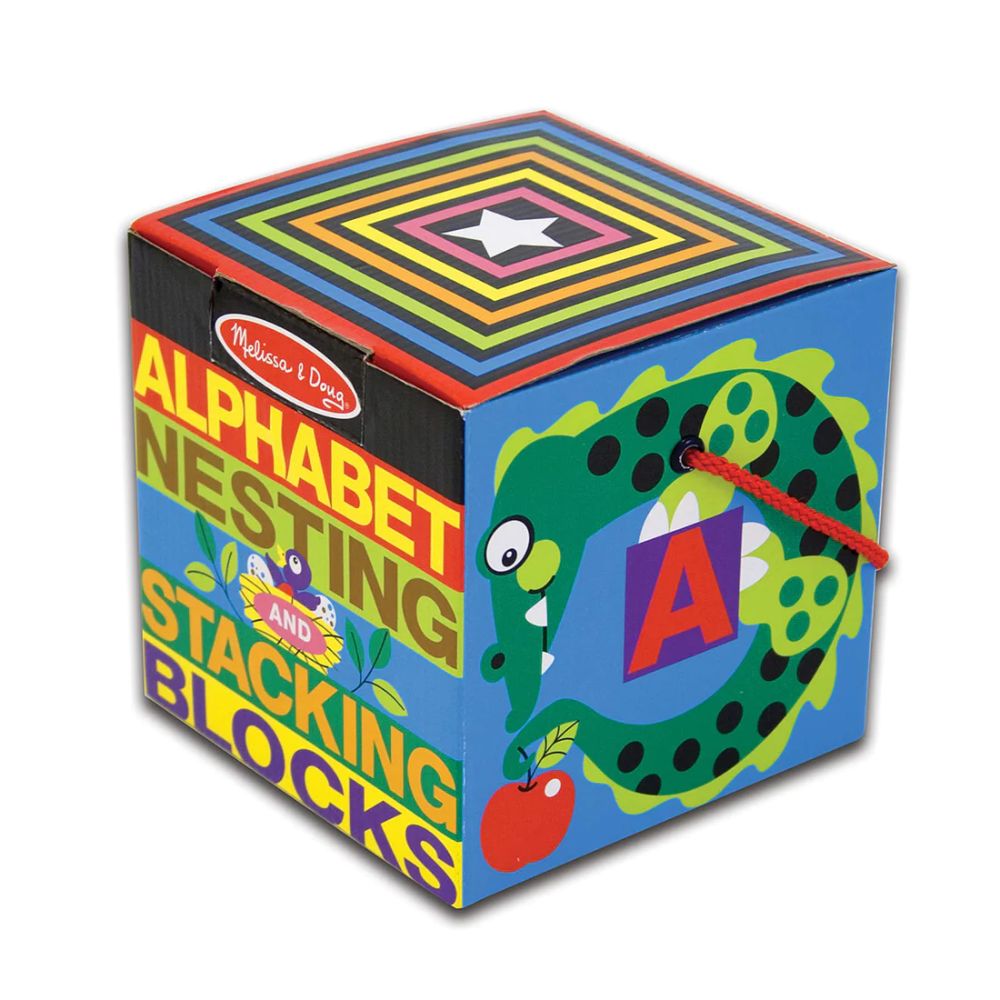 Melissa & Doug - Alphabet Nesting and Stacking Blocks