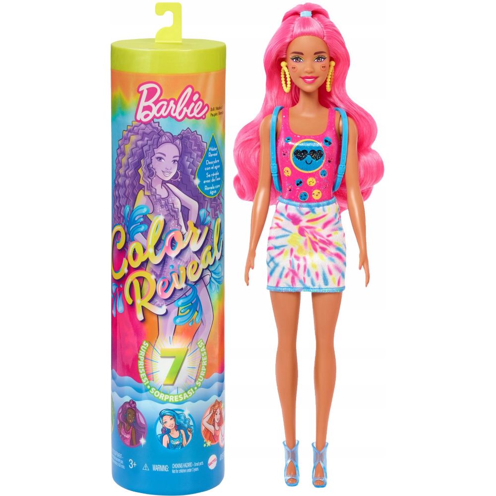 Color Reveal Doll Neon Tie-Dye Series - Assorted by Barbie at
