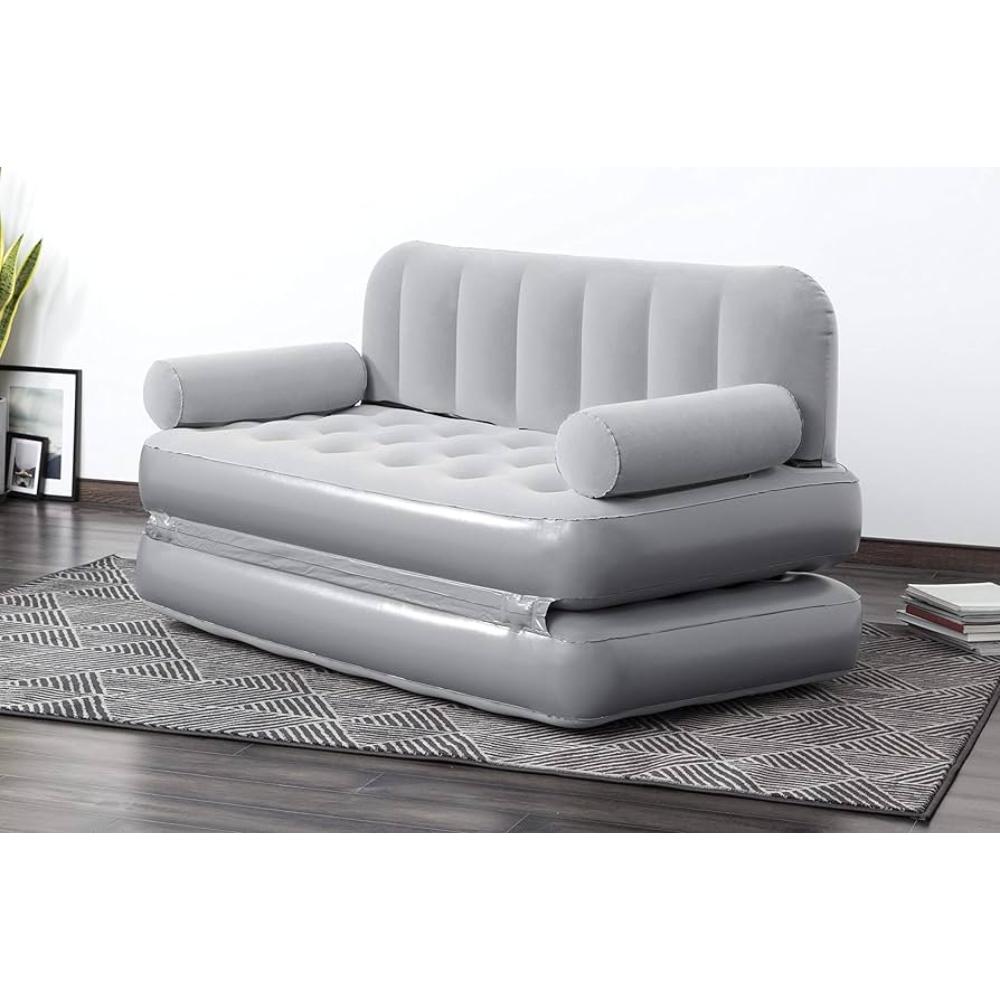 Bestway 74" x 60" x 25"/1.88m x 1.52m x 64cm Multi-Max 3-in-1 Air Couch with Built-in AC Pump