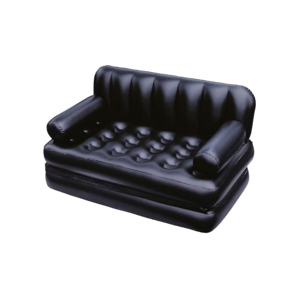 Bestway 74'' x 60'' x 25''/1.88m x 1.52m x 64cm Multi-Max 5-in-1 Air Couch with Sidewinder AC Air Pump
