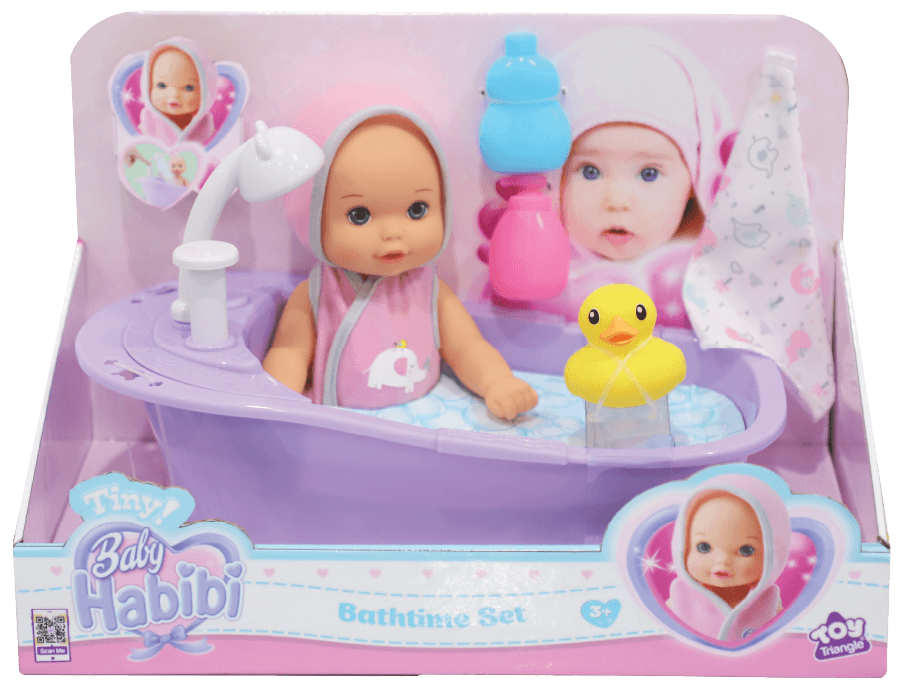 Baby Habibi Doll Bathtime Set