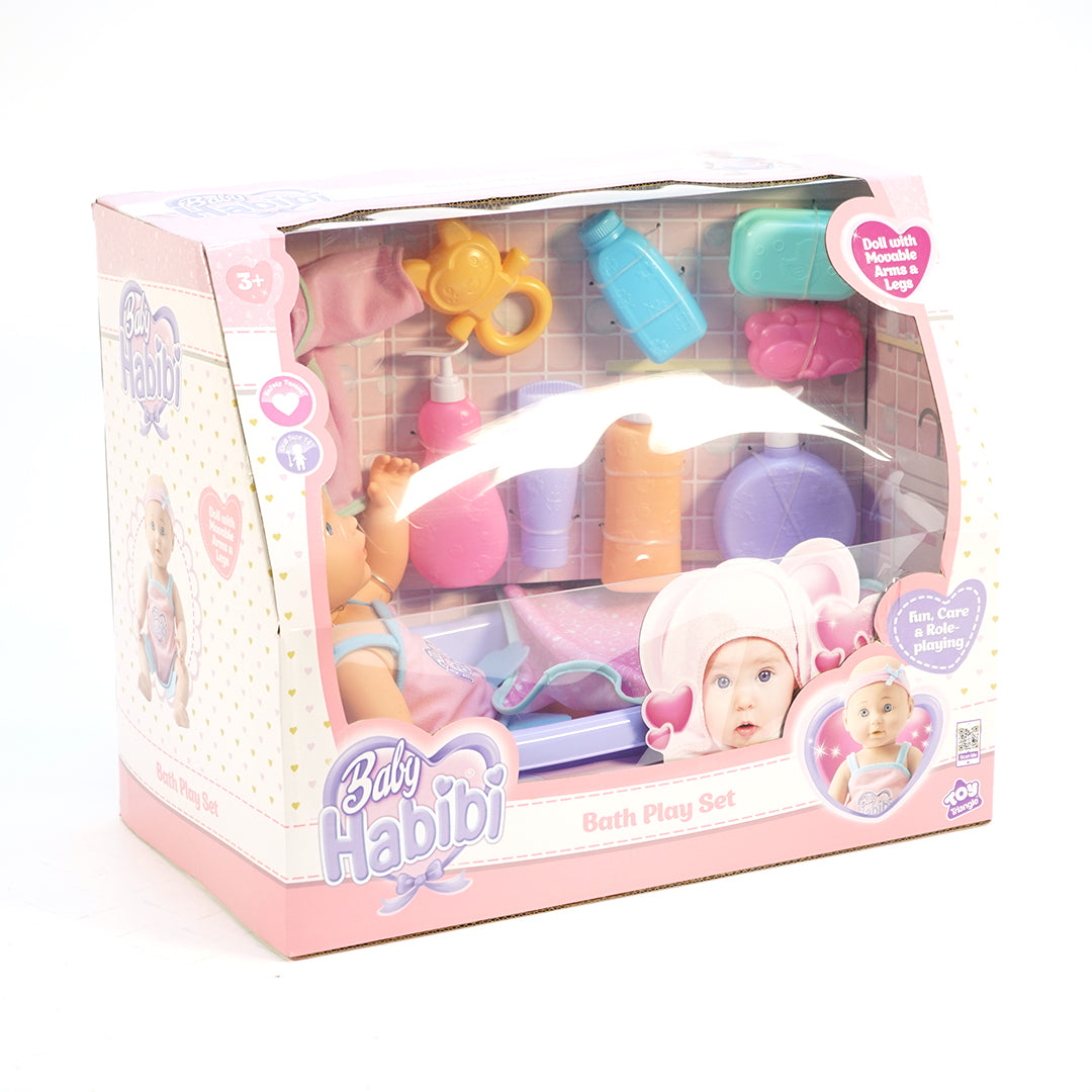 Baby Habibi Doll Bath Play Set