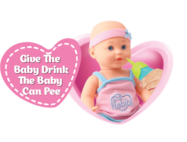 Baby Habibi Doll Bathtub Set