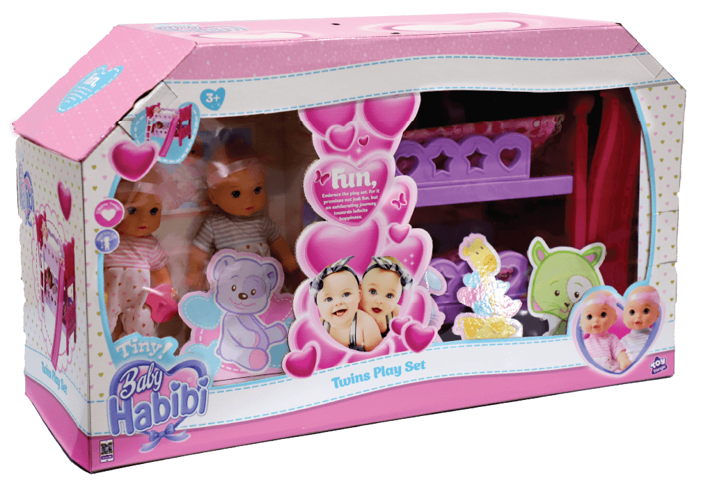 Baby Habibi Doll Twins Play Set