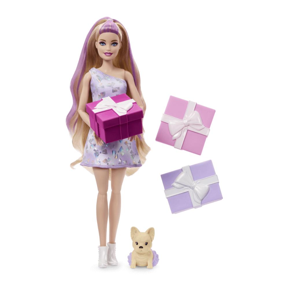 Barbie Party Unboxed Doll Pet Birthday Series Birthday Bows