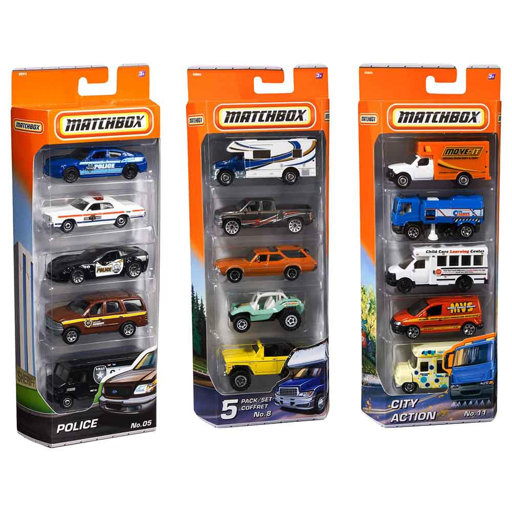 Match Box 5Pack Asst Match Box 5Pack Asst