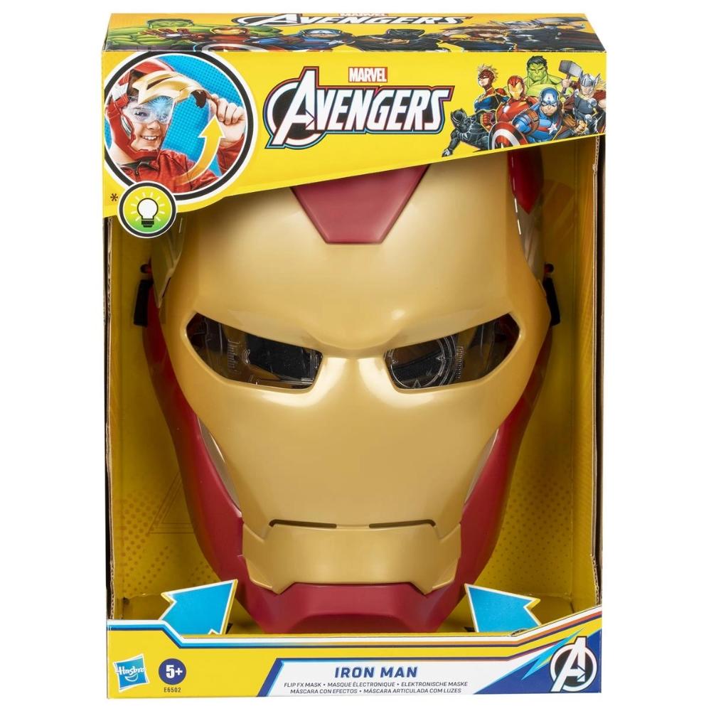 Marvel Avengers Iron Man Flip FX Mask with Flip-Activated