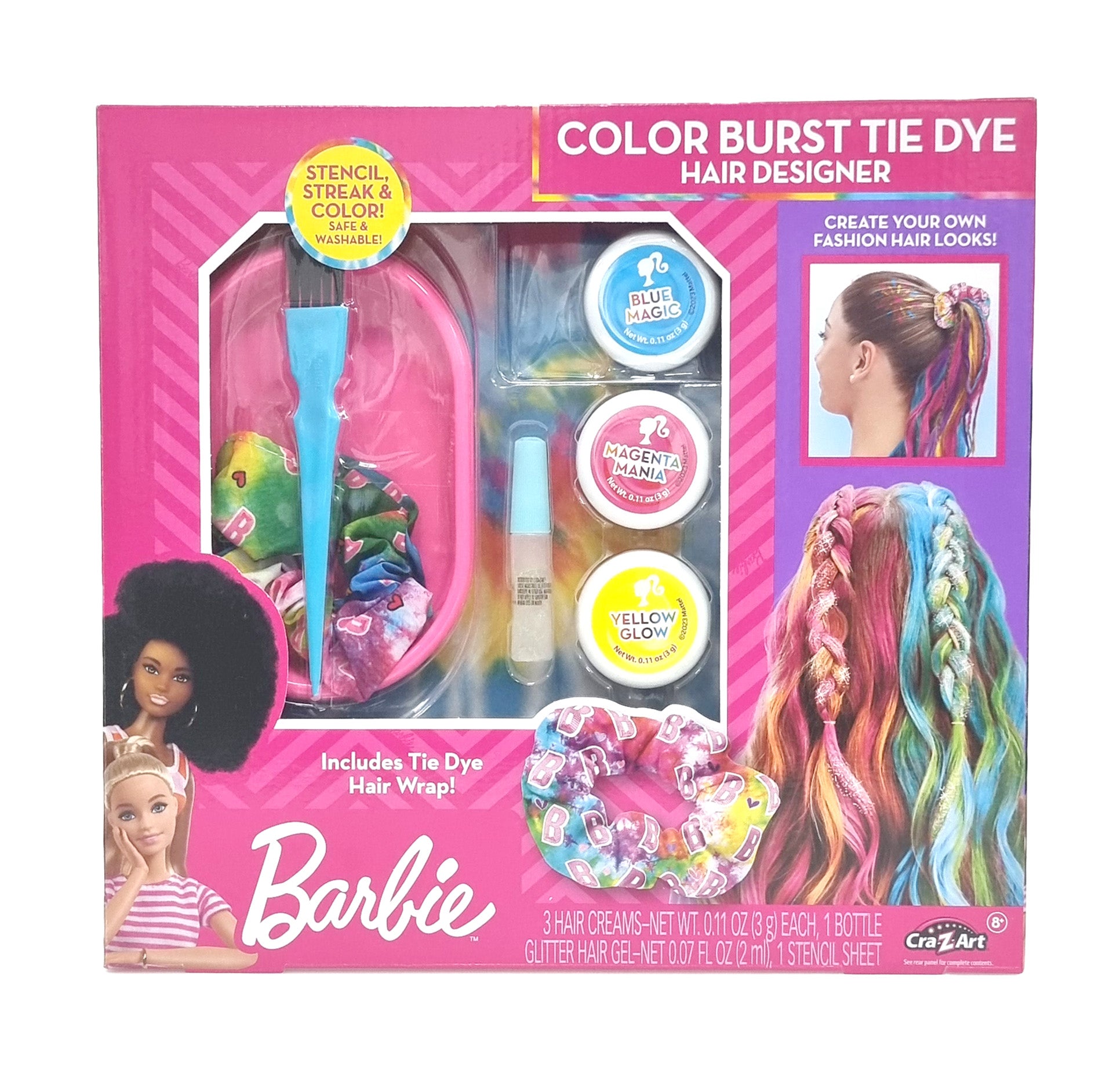 Babie Tie Dye Hair Designe Babie Tie Dye Hair Designe