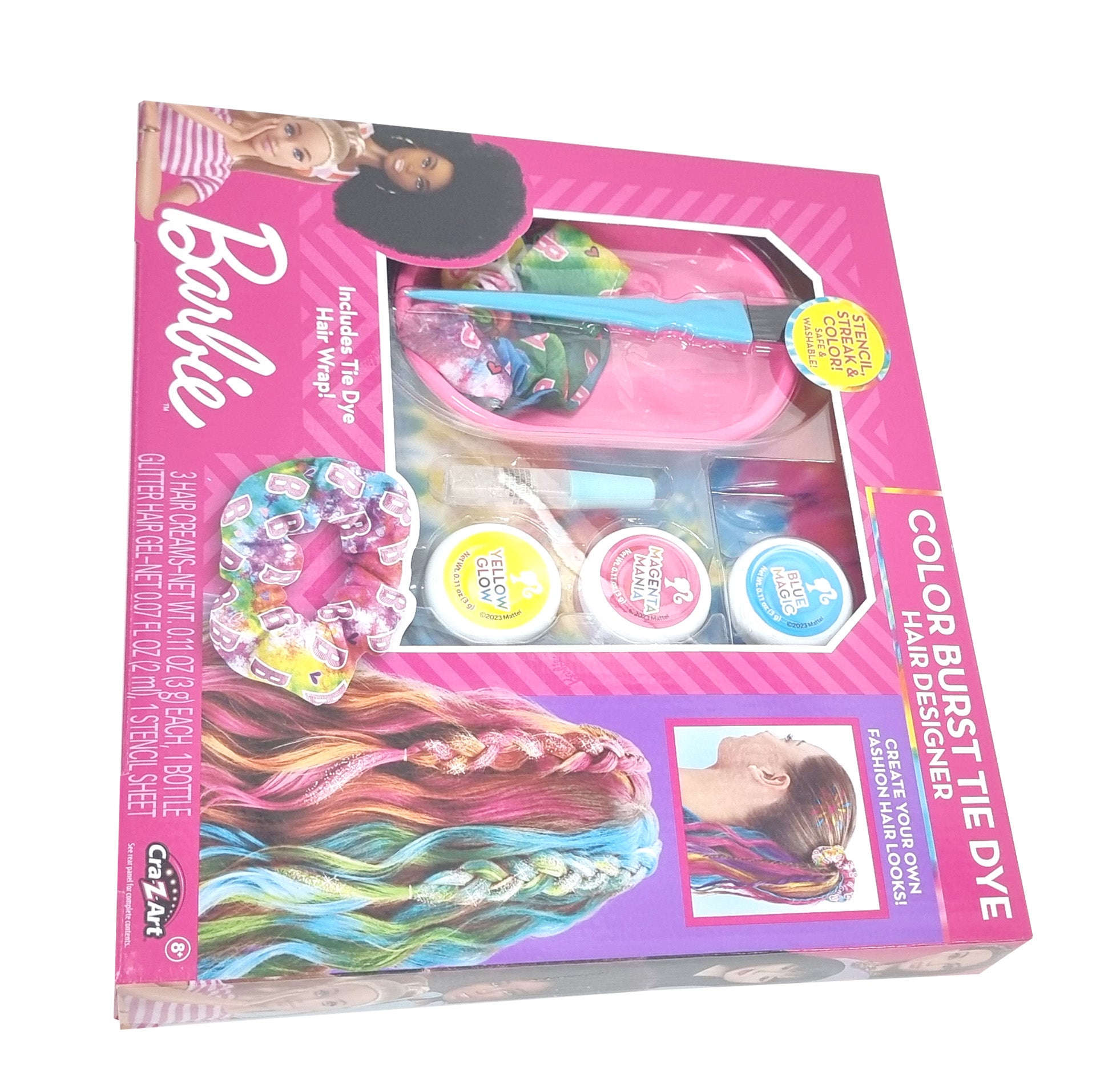 Babie Tie Dye Hair Designe Babie Tie Dye Hair Designe