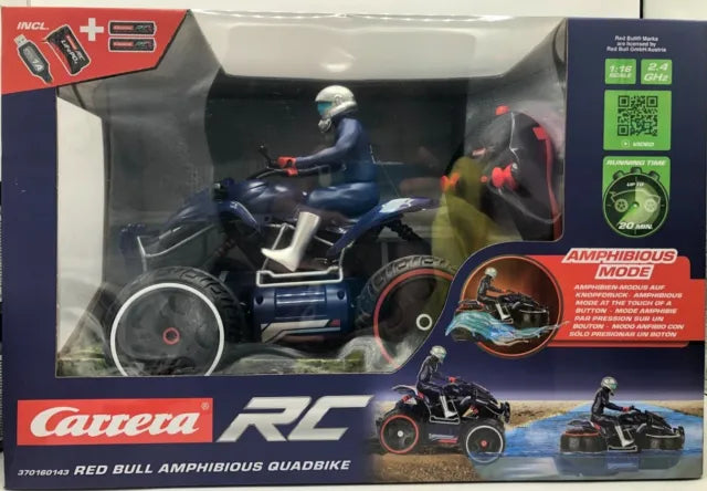 Carrera Rc Redbull Amphibious Quadbike 1 16