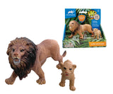 Animal Planet 2 Pcs Lion In Open Touch Box