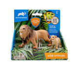 Animal Planet 2 Pcs Lion In Open Touch Box
