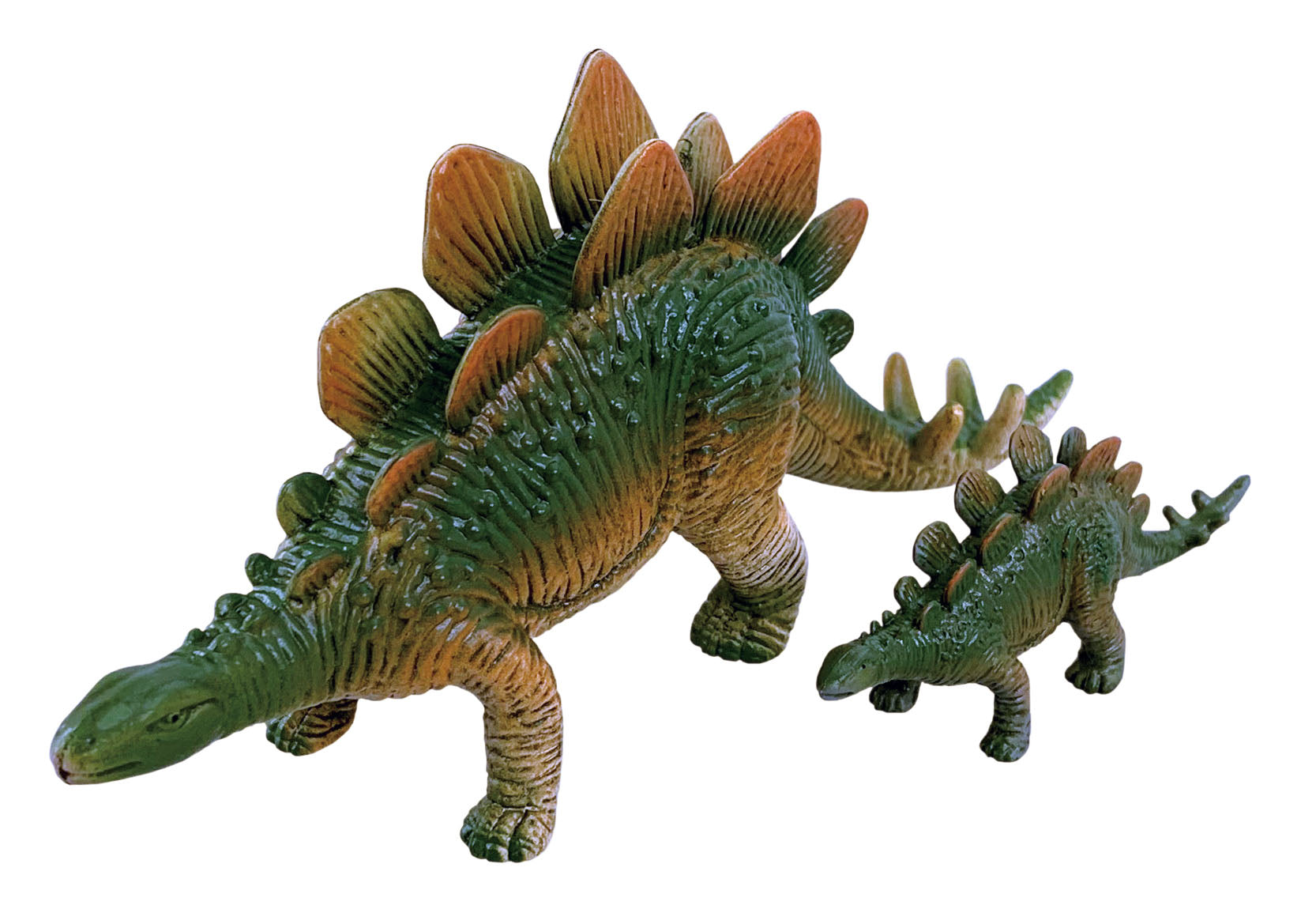 Animal Planet 2 Pcs Stegosaurus In Open Touch Box